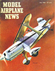 Model Airplane News Cover for May, 1959 by Jo Kotula Sablar Special Knight Twister 
