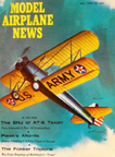 Model Airplane News Cover for May, 1960 by Jo Kotula Stearman (Boeing) PT-17 Trainer 