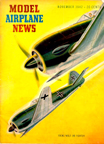 Model Airplane News Cover for November, 1942 by Jo Kotula Focke-Wulf 190 