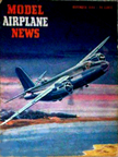 Model Airplane News Cover for November, 1944 by Jo Kotula Martin B-26 Marauder 