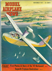 Model Airplane News Cover for November, 1947 by Jo Kotula Goodyear GA-2 Duck 
