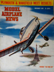 Model Airplane News Cover for November, 1950 by Jo Kotula French S.N.C.A.  S.O.-7060-65 Deauville 