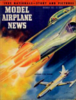 Model Airplane News Cover for November, 1952 by Jo Kotula Lockheed F-94 Starfire 