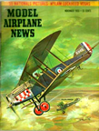 Model Airplane News Cover for November, 1955 by Jo Kotula Bristol F.2B Fighter 