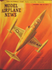 Model Airplane News Cover for November, 1956 by Jo Kotula Lockheed F-104 Starfighter 