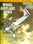 Model Airplane News Cover for November, 1958 by Jo Kotula Curtiss F7C-1 Seahawk 