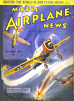 Model Airplane News Cover for October, 1938 by Jo Kotula Brewster F2A Buffalo 