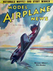 Model Airplane News Cover for October, 1941 by Jo Kotula Brewster SB2A-1 Dive Bomber Bucaneer/Bermuda 