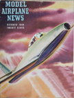 Model Airplane News Cover for October, 1946 by Jo Kotula Dassault Ouragon 