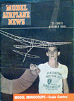 Model Airplane News Cover for October, 1948  