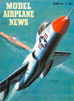 Model Airplane News Cover for October, 1952 by Jo Kotula Vought F7U Cutlass 