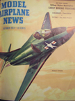 Model Airplane News Cover for October, 1954 by Jo Kotula McDonnell-Douglas A-4 Skyhawk 
