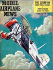Model Airplane News Cover for October, 1955 by Jo Kotula Boeing F4B4 (P12) 