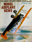 Model Airplane News Cover for October, 1958 by Jo Kotula Consolidated Model 14 Fleet Biplane 