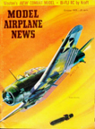 Model Airplane News Cover for October, 1959 by Jo Kotula Douglas SBD Dauntless 