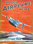 Model Airplane News Cover for September, 1939 by Jo Kotula Consolidated No. 31 XP4Y Corregidor 