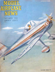 Model Airplane News Cover for September, 1946 by Jo Kotula Luscombe Model 10 