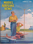 Model Airplane News Cover for September, 1949  