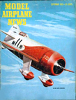 Model Airplane News Cover for September, 1953 by Jo Kotula Granville Brothers Gee Bee 