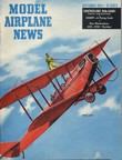 Model Airplane News Cover for September, 1954 by Jo Kotula Curtiss JN-4 Jenny 