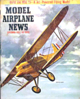 Model Airplane News Cover for September, 1955 by Jo Kotula Curtiss F6F Hawk 