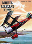 Model Airplane News Cover for September, 1956 by Jo Kotula Sopwith Triplane 