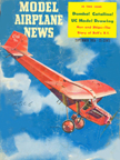Model Airplane News Cover for September, 1958 by Jo Kotula Curtiss Robin 