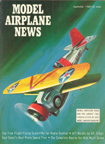 Model Airplane News Cover for September, 1962 by Jo Kotula Curtiss F11C Goshawk 