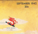  The Douglas TBD Devastator VT3 Squadron Emblem on the cover of the September 1942 issue of Model Airplane news