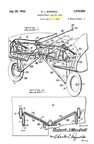 The Curtiss P-35 (Model 75) Hawk Boeing retractable landing gear patent 1,919,524 