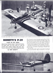  Tony Bonetti multi channel radio control P-39 Model Airplane News February 1966 