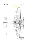 Burnelli Twin Engine Fighter Patent No. 2,281,673 