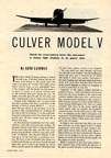  The Mooney Culver Model V 