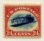  The Curtiss JN-4 Jenny inverted picture stamp 