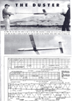  Duster wakefield Model Airplane, Model Airplane News, June, 1955