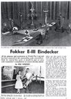  Model of the Fokker E-111 Eindecker on the cover of Model Airplane News February 1961 