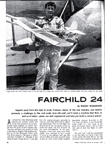  Model Airplane News October 1968 Fairchild Model 24 Radio Controlled 