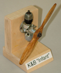  K&B Infant Torpedo Model Airplane Engine 