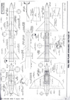  Model Airplane News August 1958 Plans for Two-Stage Jetex Rocket 