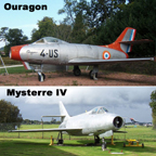 The Dassault Ouragon and Mysterre IV  