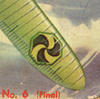  Hypothetical enemy marking in 1933 depiction of combat cover of Model Airplane News