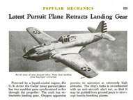  The Curtiss XP-42 in Popular Mechanics February, 1939