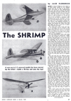 March 1949 Model Airplane News Plans for The Shrimp designed for the K-B Infant Torpedo Engine 
