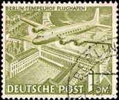  The Douglas C54 Skymaster Berlin Airlift commemorative stamp 