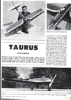 Taurus Radio Control Model January 1963 Model Airplane News 