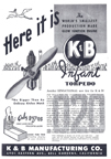 Ad for the K-B Infant Torpedo in Model Airplane News 