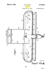  Fred Wieck Design for an Ultra-Safe Airplane Patent No 2,110,516
