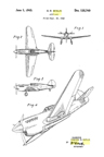  The Curtiss XP-42 Donovan Berlin Design Patent D-135,749