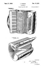 J. Vassos Accordion Design Patent D111555