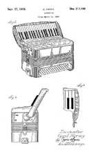 C. Farny Accordion Design Patent D111486